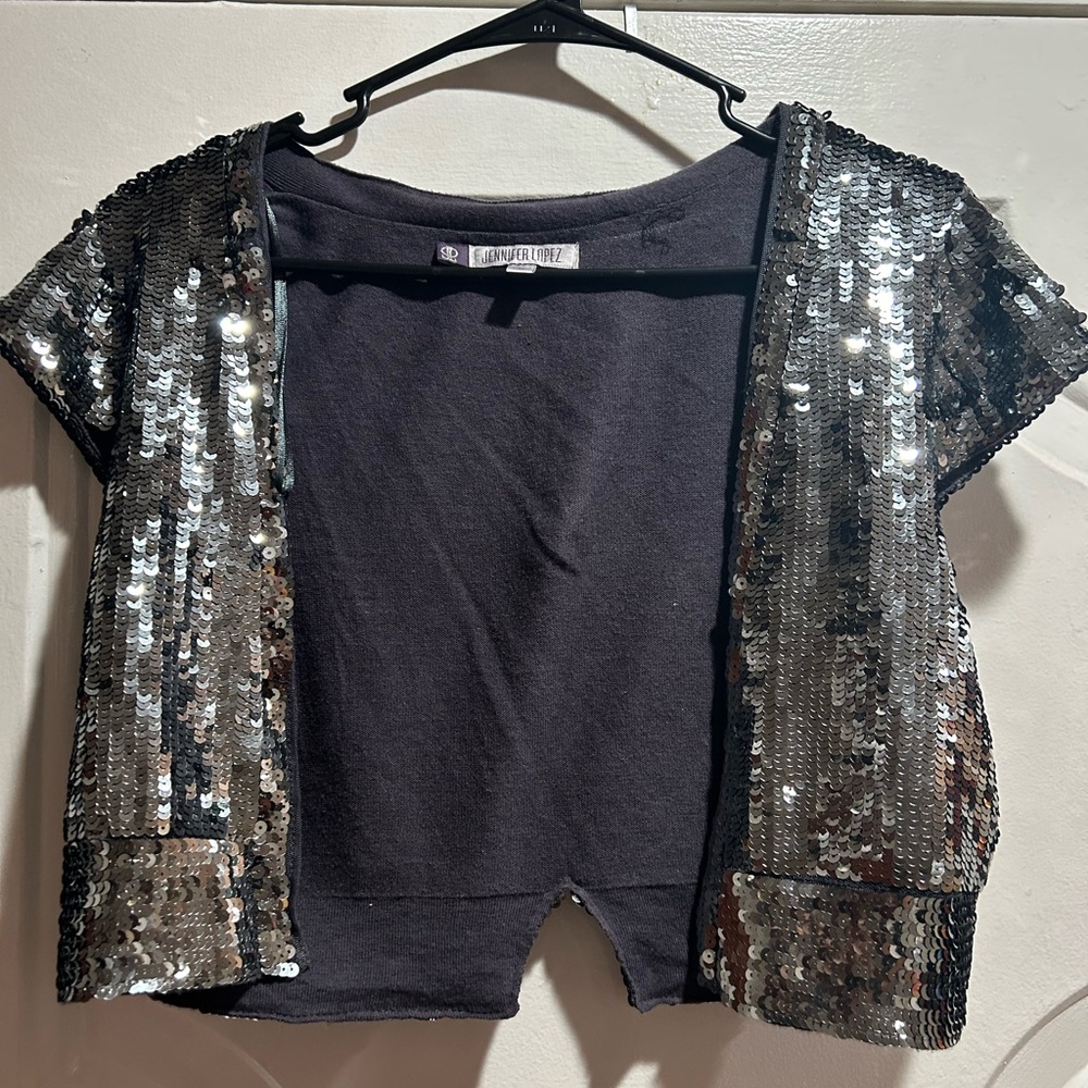 Jennifer Lopez Sequins Bolero Jacket